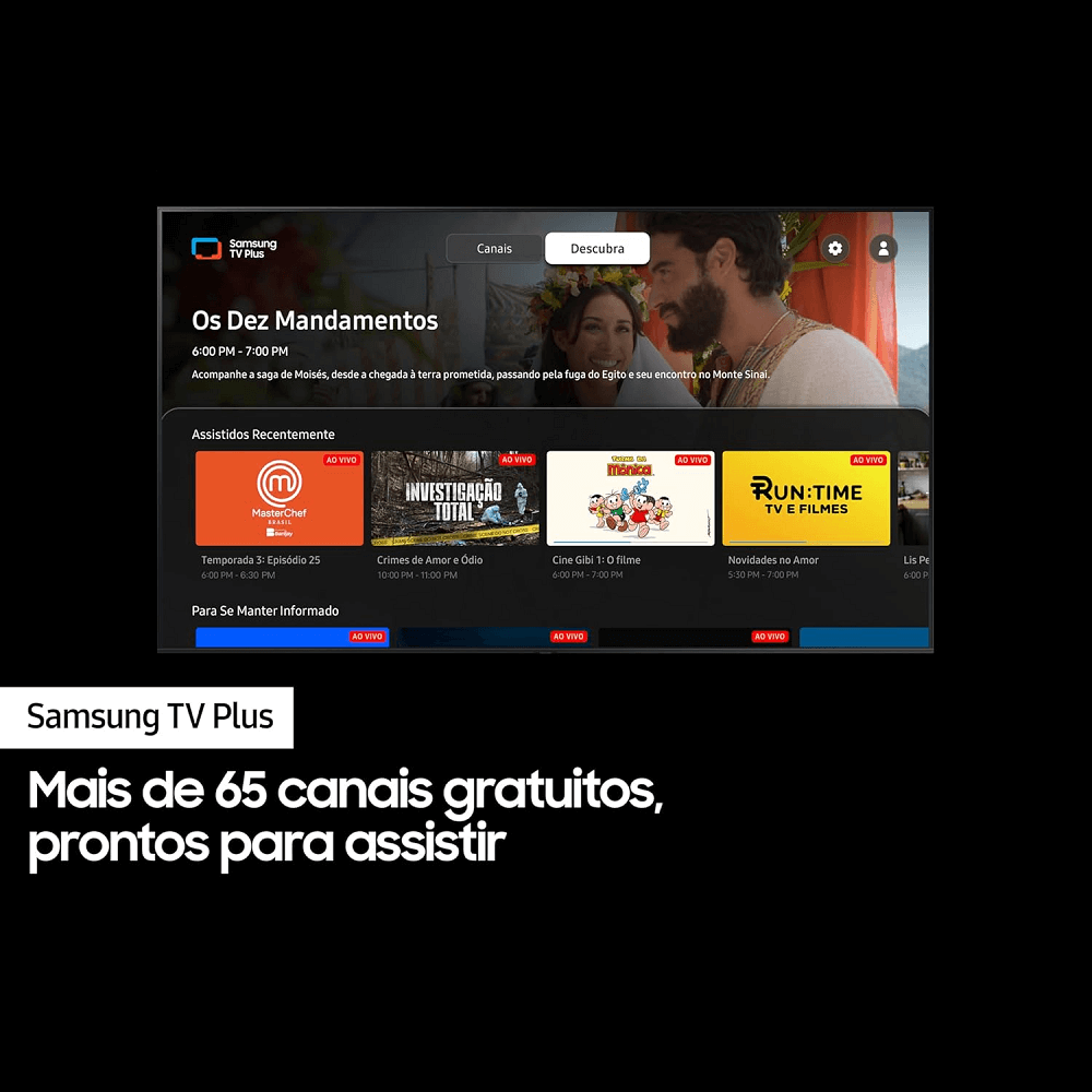 Smart TV 55 Polegadas Samsung Led 4K Wi-Fi Bluetooth Alexa 3 HDMI UN55CU7700, , large image number 4