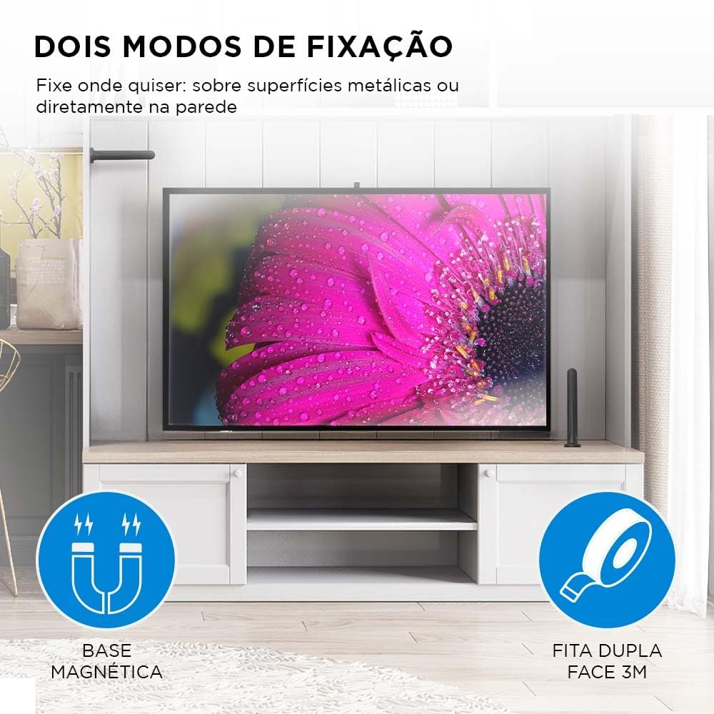 Antena Interna Digital ELG Clarity HDTV2000I 4K Preta, , large image number 6