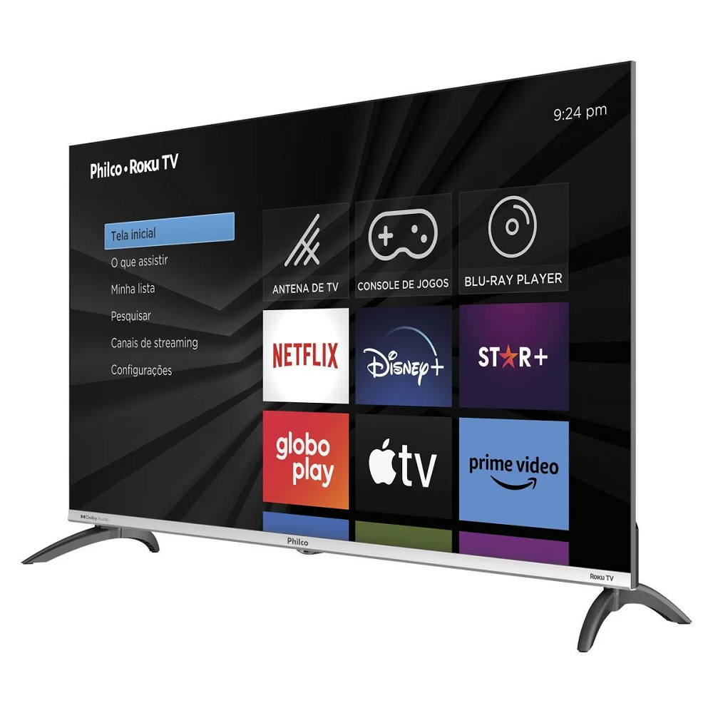 Smart TV 42 Polegadas Philco FHD LED Roku Dolby Áudio 3 HDMI 2 USB PTV42M9GR2CMB, , large image number 4