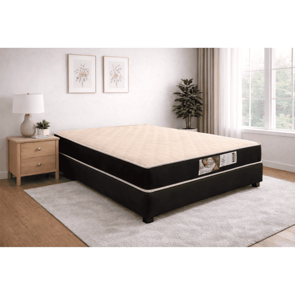 Colch&atilde;o Casal Lotus com Espuma D33 138x188x20 cm Caza Nobre, , large image number 1