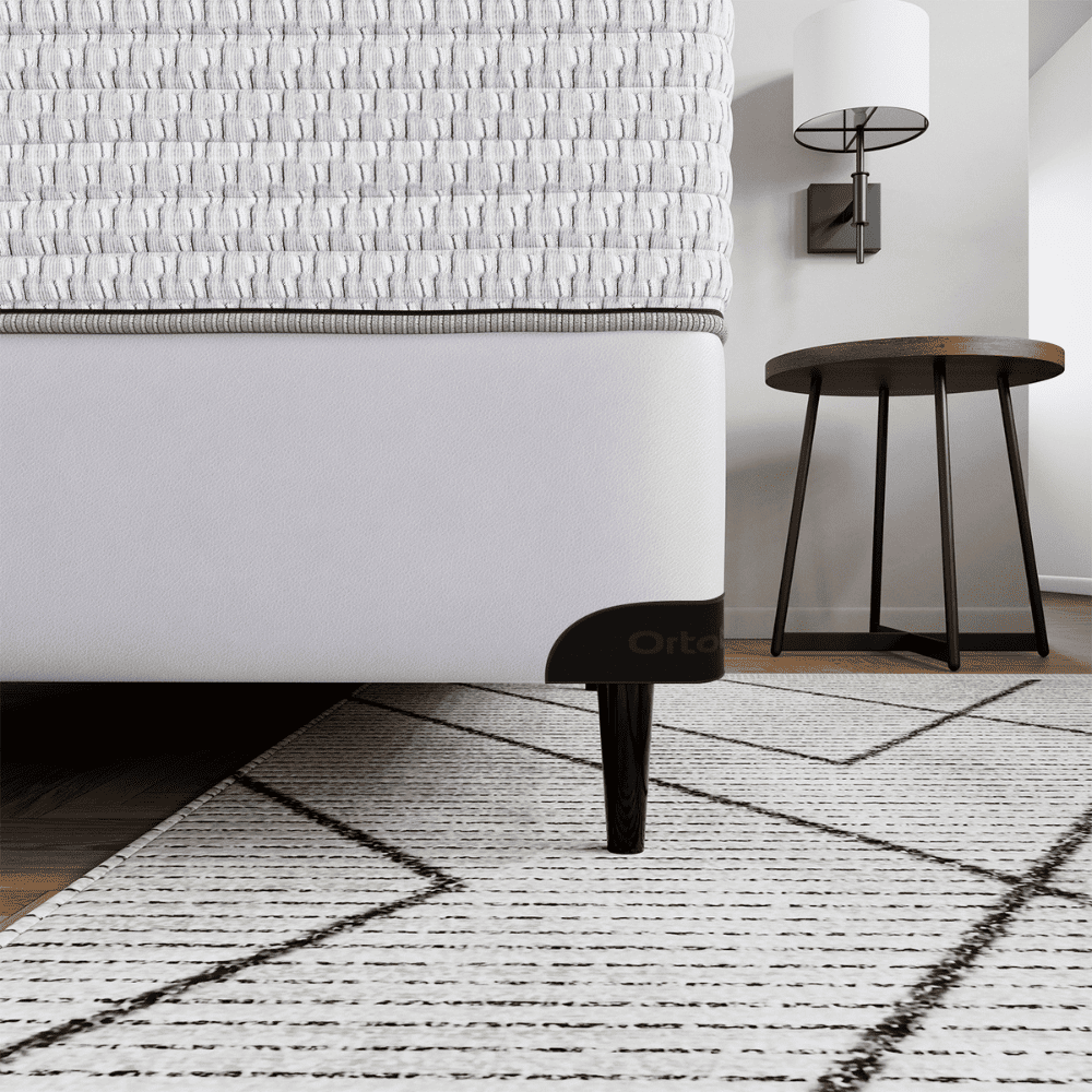 Base Cama Box Queen Sommier Corino Branco 158x198x30 cm Ortobom, , large image number 7