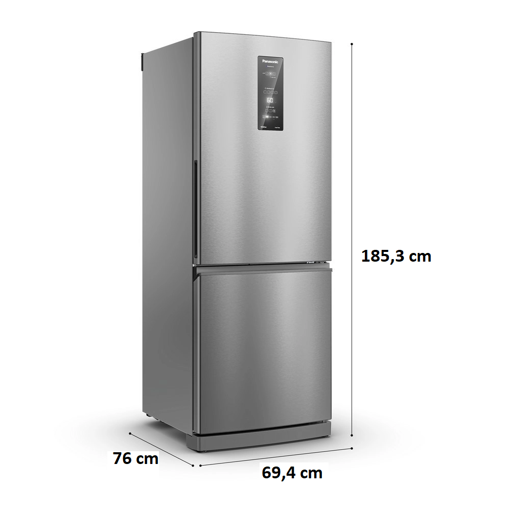 Geladeira Panasonic Frost Free 2 Portas A&ccedil;o Escovado 475L 220V BB64PV2XB Inverter, , large image number 7