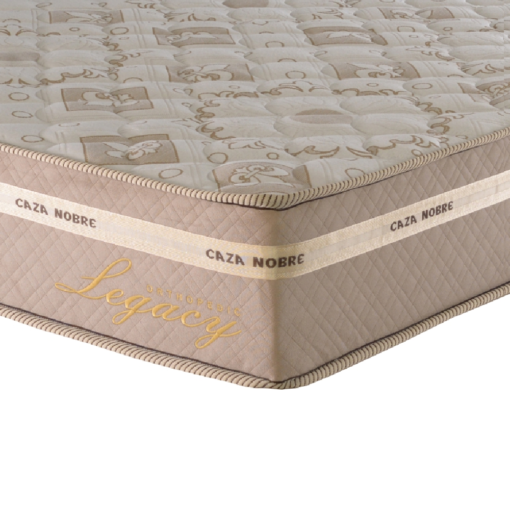 Colchão Casal Legacy Bege com Espuma D28 138x188x25 cm Caza Nobre, , large image number 1