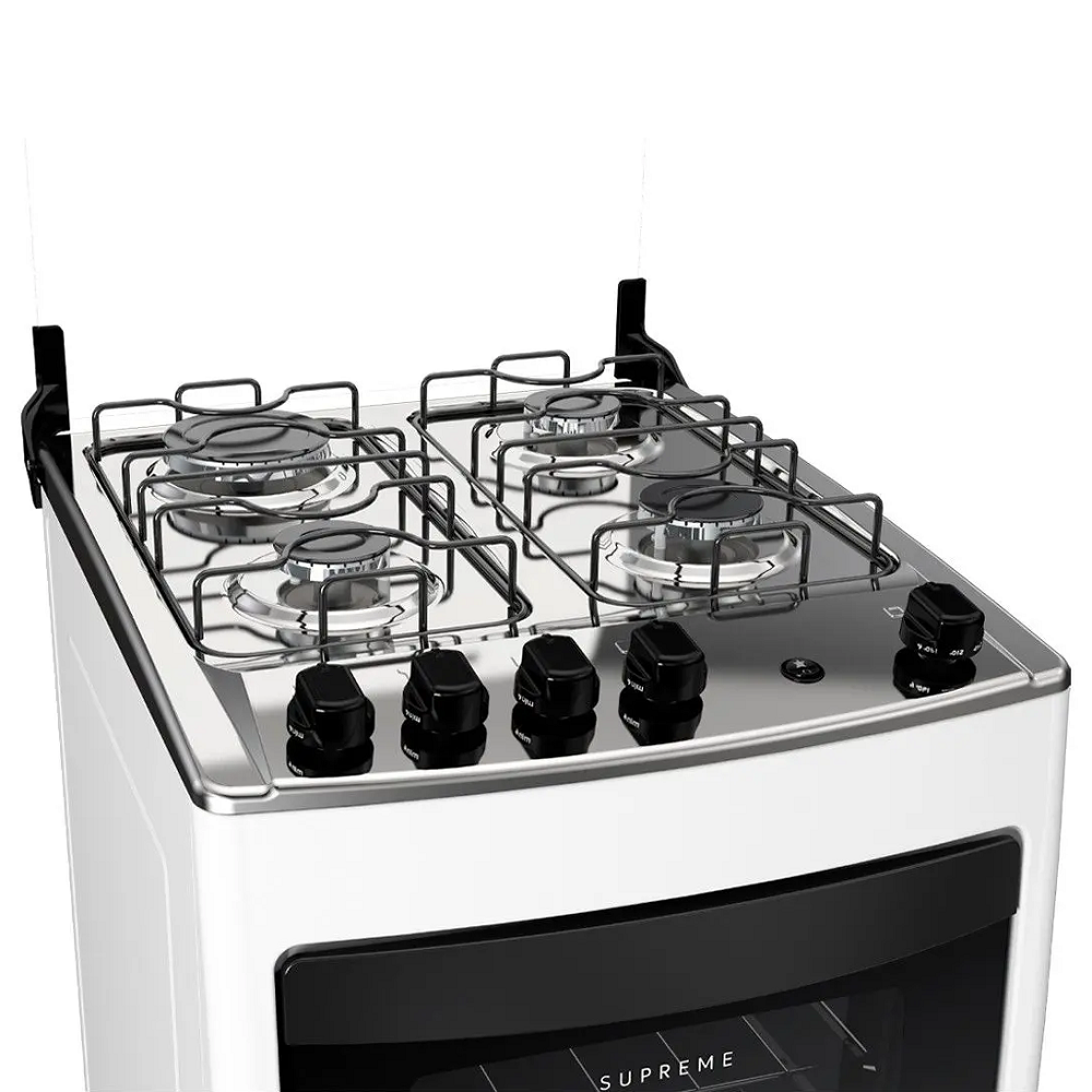 Fogão 4 Bocas Dako Acendimento Automático Mesa de Inox Branco Bivolt Supreme, , large image number 3