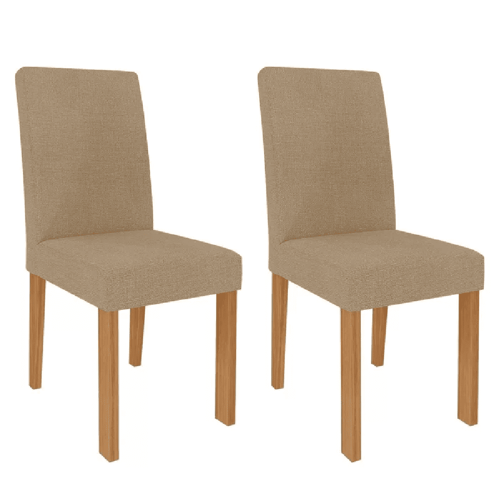 Conjunto Mesa Sala de Jantar Retangular 6 Cadeiras Maia Cimol Patricia, , large image number 3