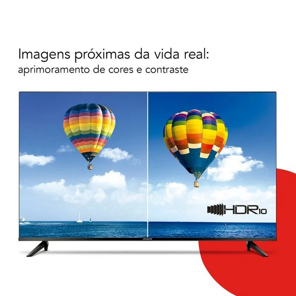 Smart TV 43 Polegadas Aiwa FHD Android Borda Ultrafina 2 HDMI 2 USB Quad Core BL02, , large image number 1