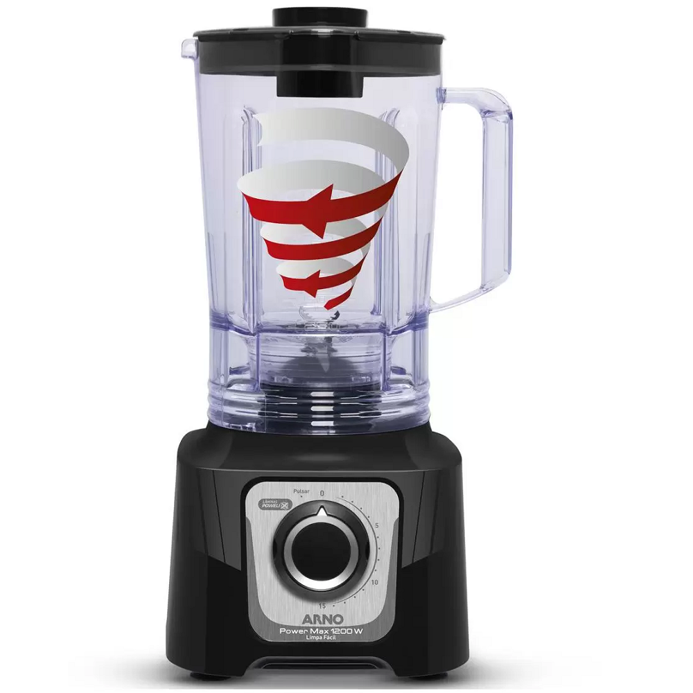 Liquidificador Arno Power Max LN78 com 15 Velocidades 1200W  Preto 220V, , large image number 2