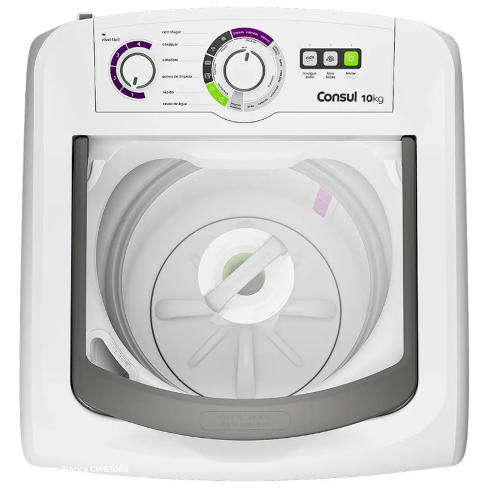 M&aacute;quina de Lavar Roupas Consul 10kg 220V CWB10BBBNA Branca, , large image number 2