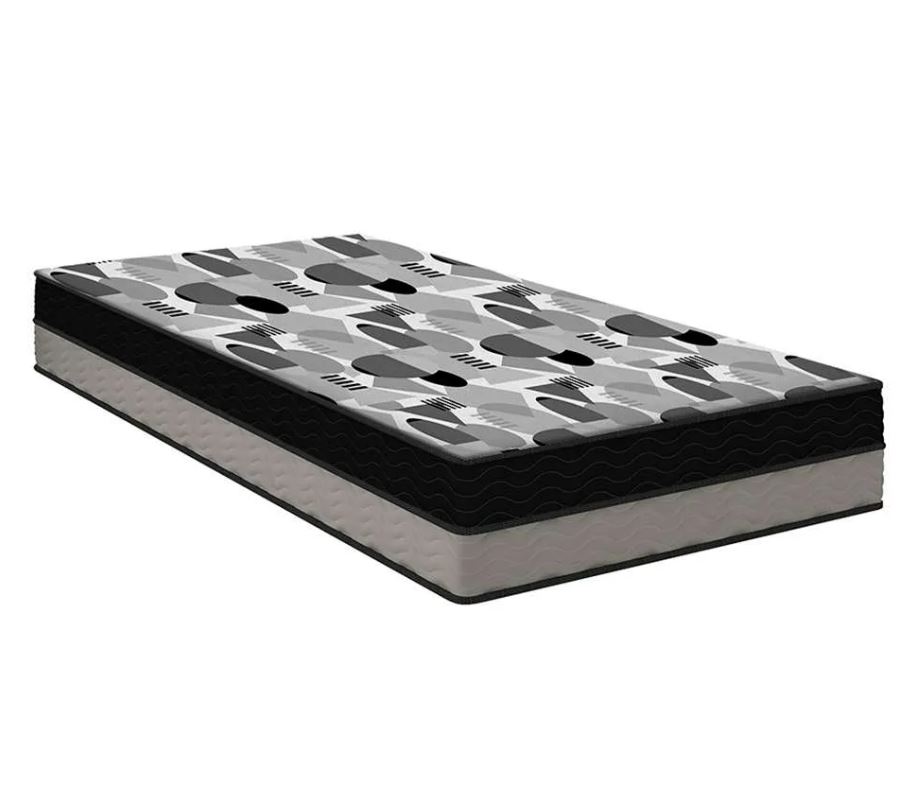 Conjunto Box Solteiro Base Reconflex e Colchao Espuma e EPS 88x188x62cm Ortobom ISO Dupla Face, , large image number 1