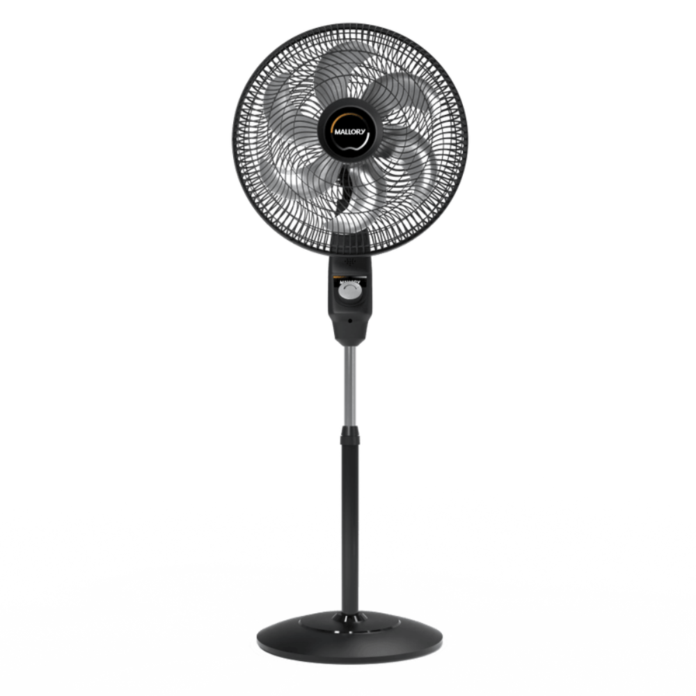 Ventilador de Coluna Mallory 40 cm 6 P&aacute;s 126W 220V EOLO Preto