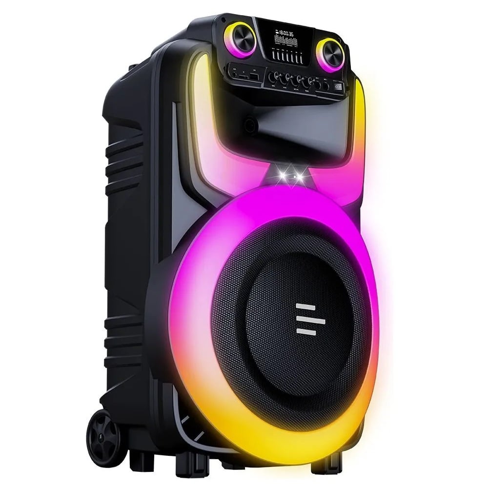 Caixa de Som Pulse Bluetooth 750W Bivolt Burst SP408 12" LED