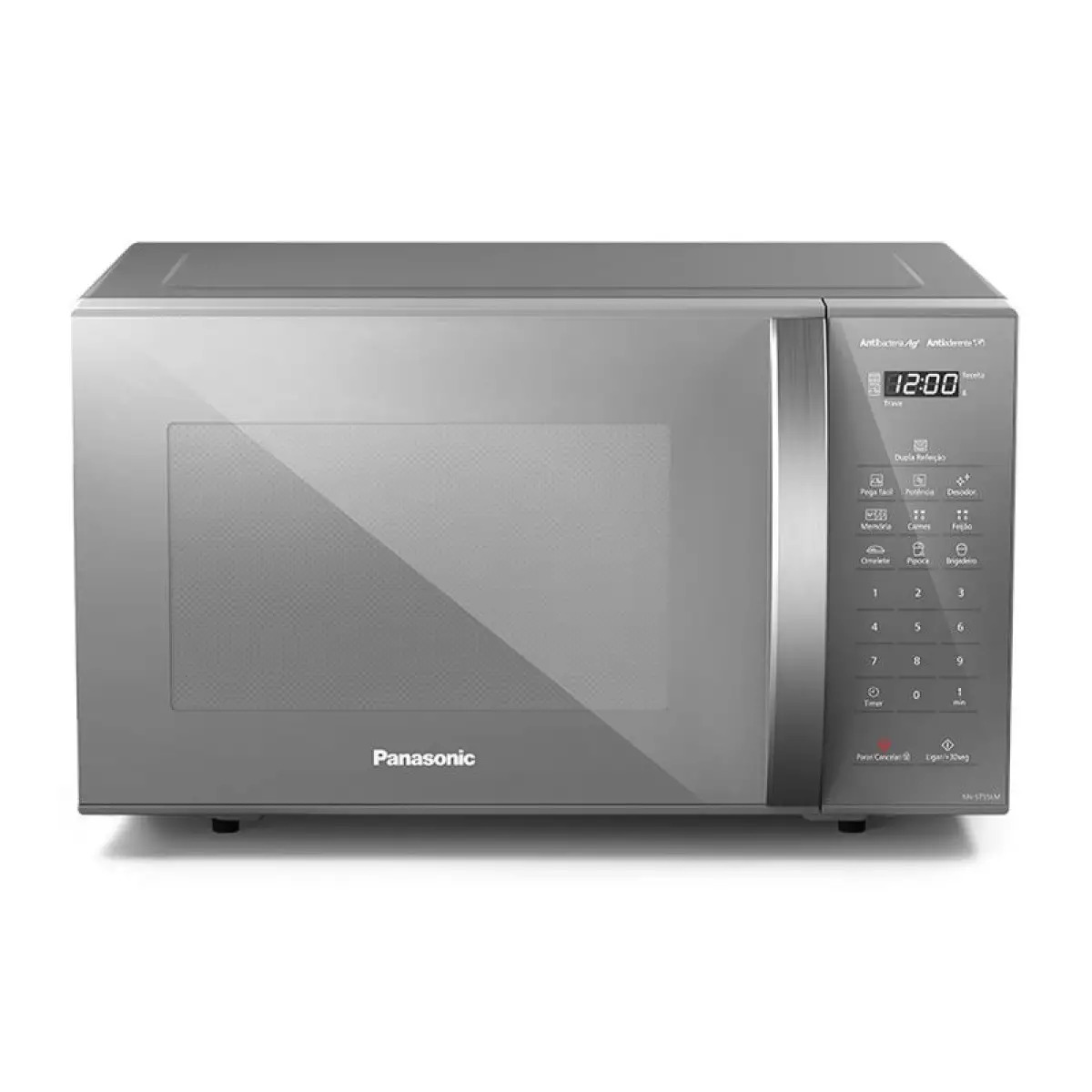 Micro-ondas Panasonic 27 Litros Espelhado Prata 220V ST55