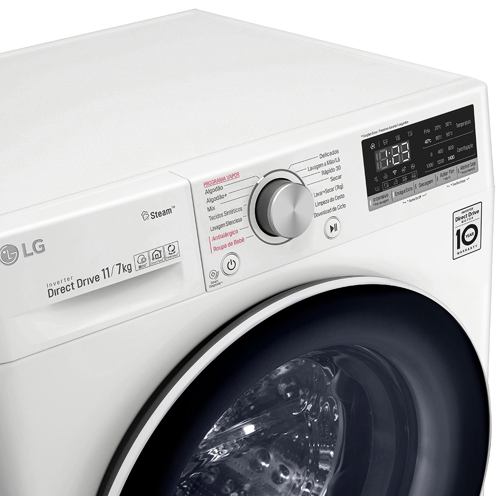 Lava e Seca LG 11kg 220v Thinq VC4 - Branca, , large image number 1