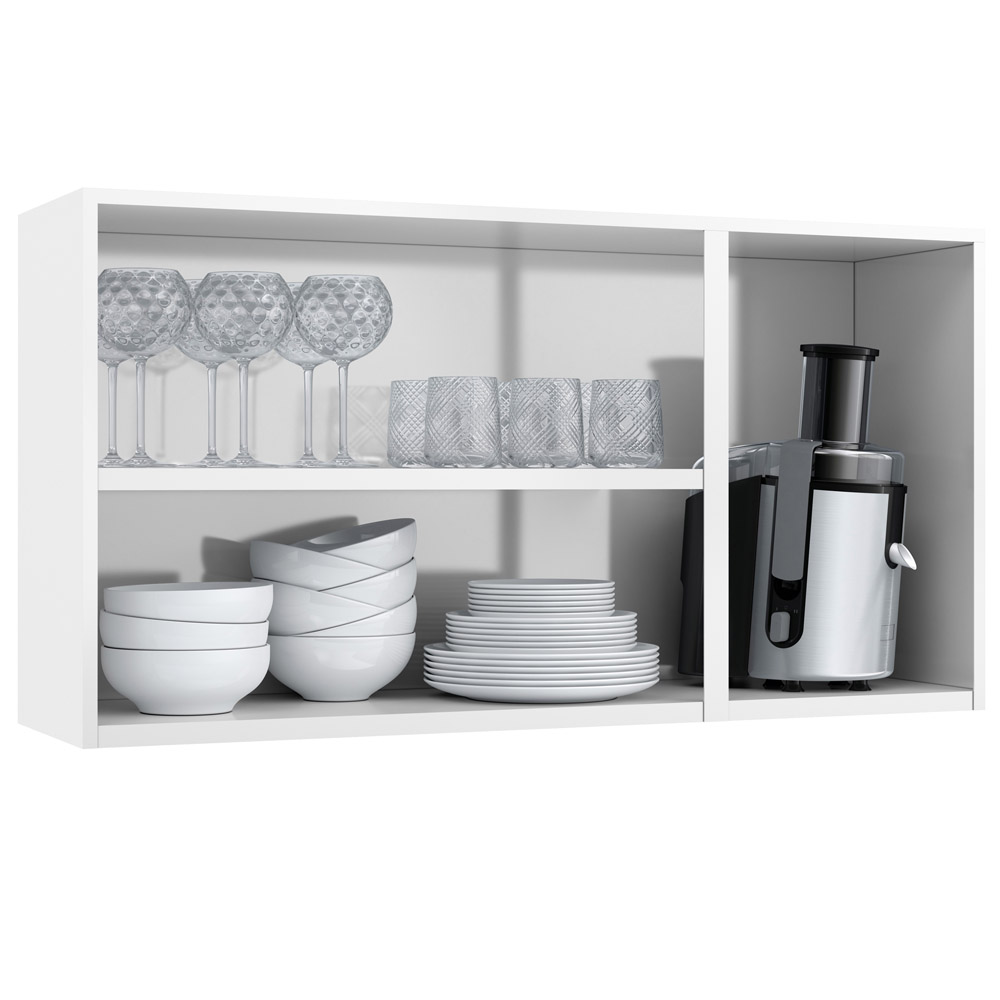 Armário de Cozinha em Aço Branco 3 Portas 120 cm Telasul Diamante, , large image number 3