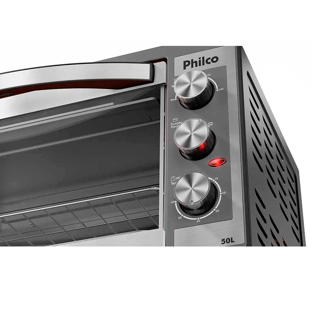 Forno Elétrico Philco PFE52P 50 Litros 2000W Preto 220V, , large image number 4