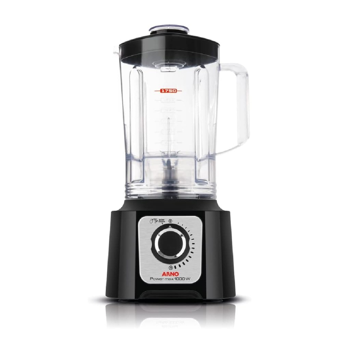 Liquidificador Arno Vermelho 15 Velocidades 3,1 Litros 1000W 220V LN54, Preto, swatch