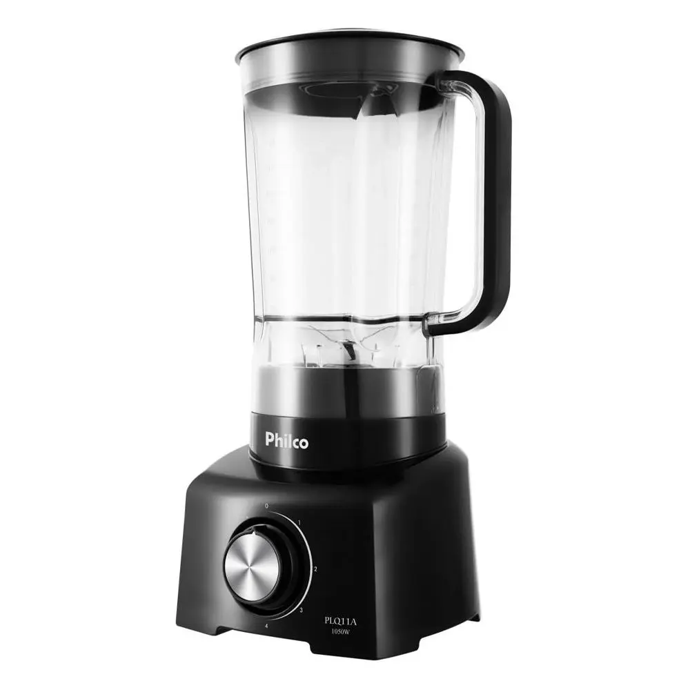 Liquidificador Philco Preto 4 Velocidades + Pulsar 2,7L PLQ11A 220V 1050W, , large image number 1