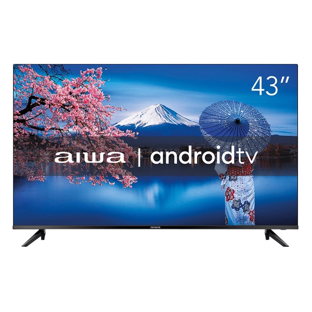Smart TV 43 Polegadas Aiwa FHD Android Borda Ultrafina 2 HDMI 2 USB Quad Core BL02, , large image number 0