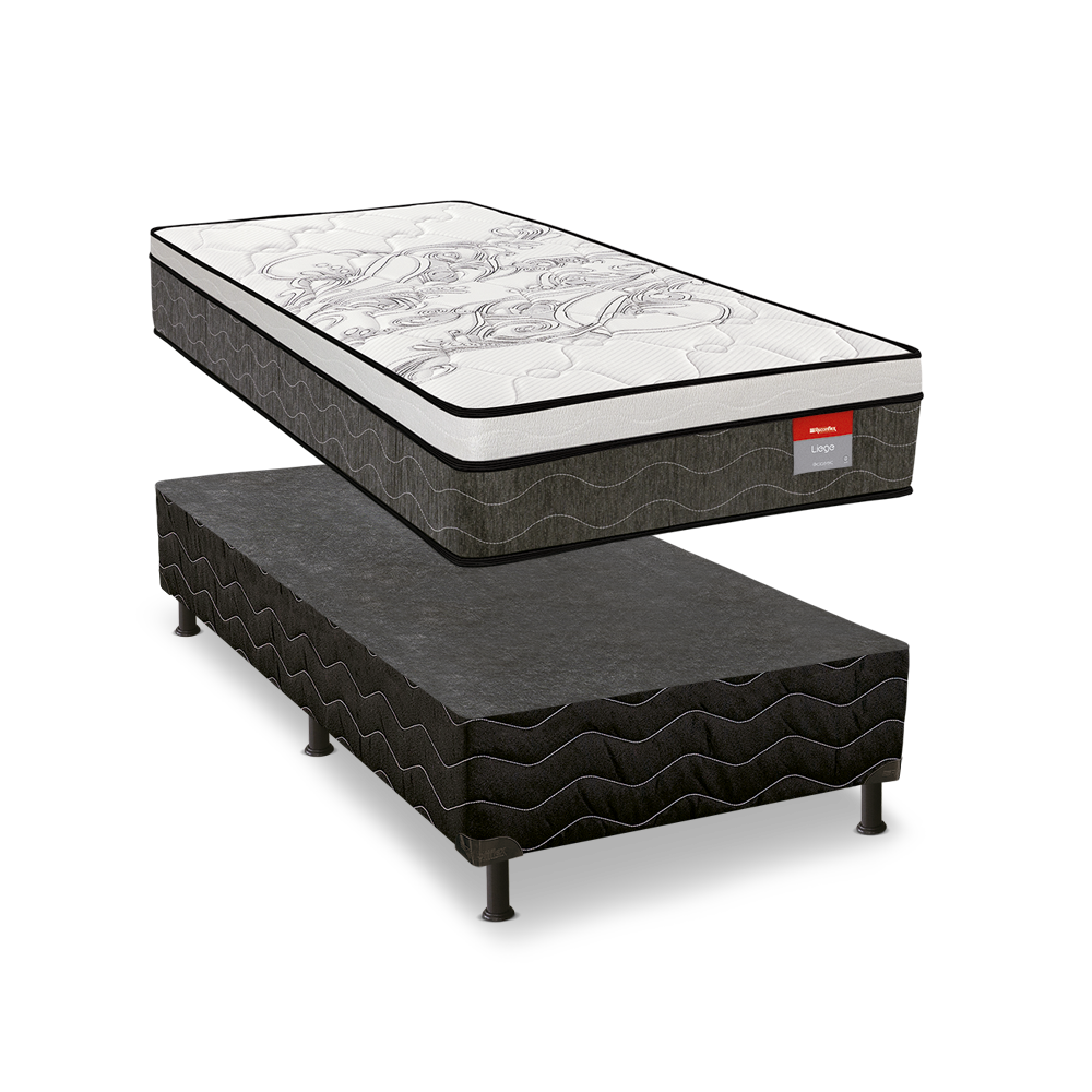 Cama Box Solteiro Molas Ensacadas Liege Reconflex 88X188X74, , large image number 1