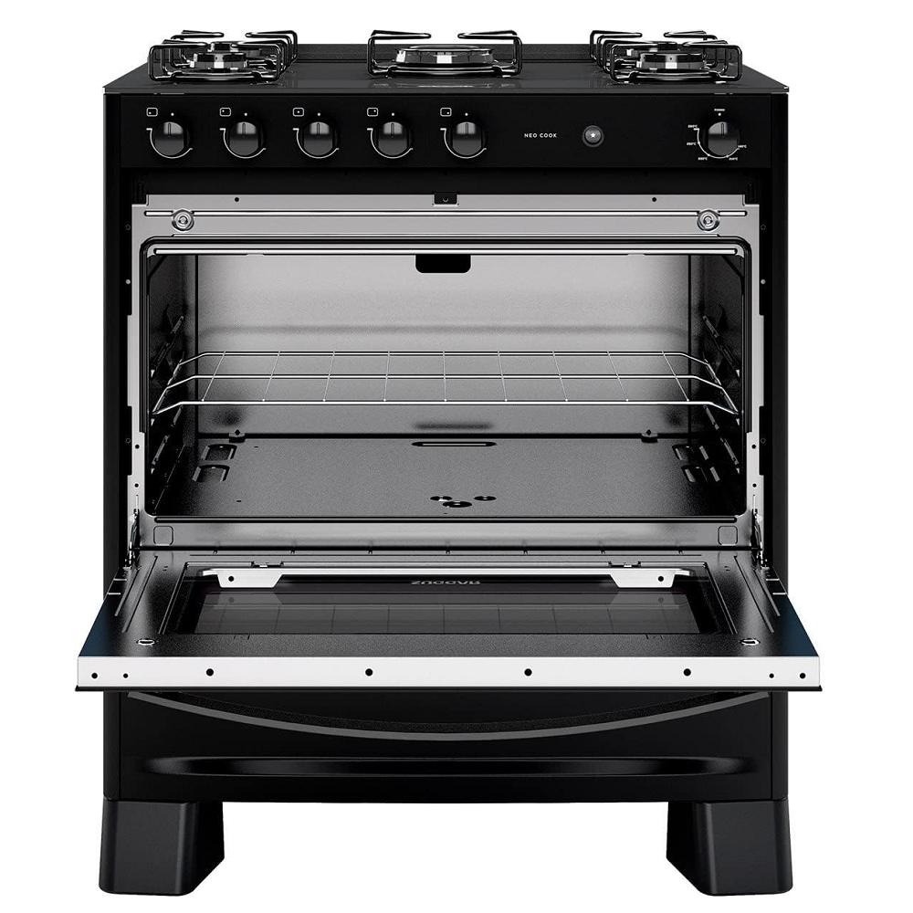 Fogão 5 Bocas Suggar Mesa de Vidro Preto Bivolt FGV510 Neo Cook, , large image number 2