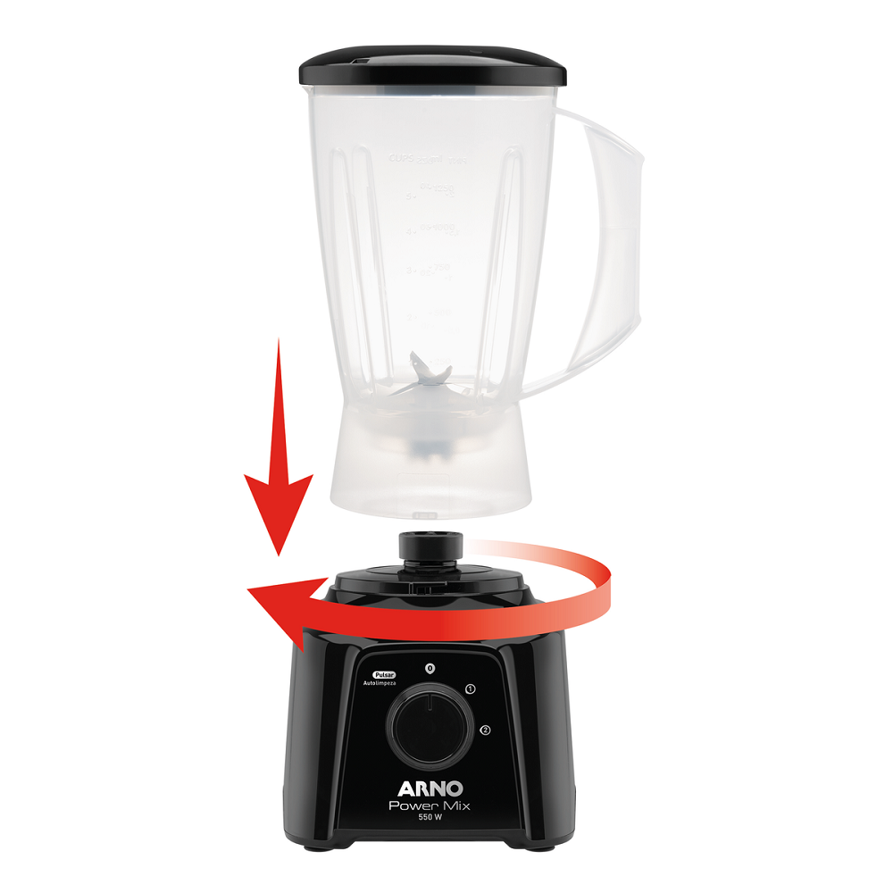 Liquidificador Arno Preto 2 Velocidades 2 Litros 550W 220V LQ10, Preto, large image number 3
