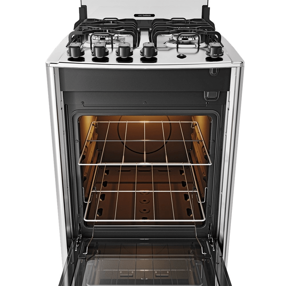 Fogão 4 Bocas Dako Mesa de Inox Preto Bivolt Magister, , large image number 3