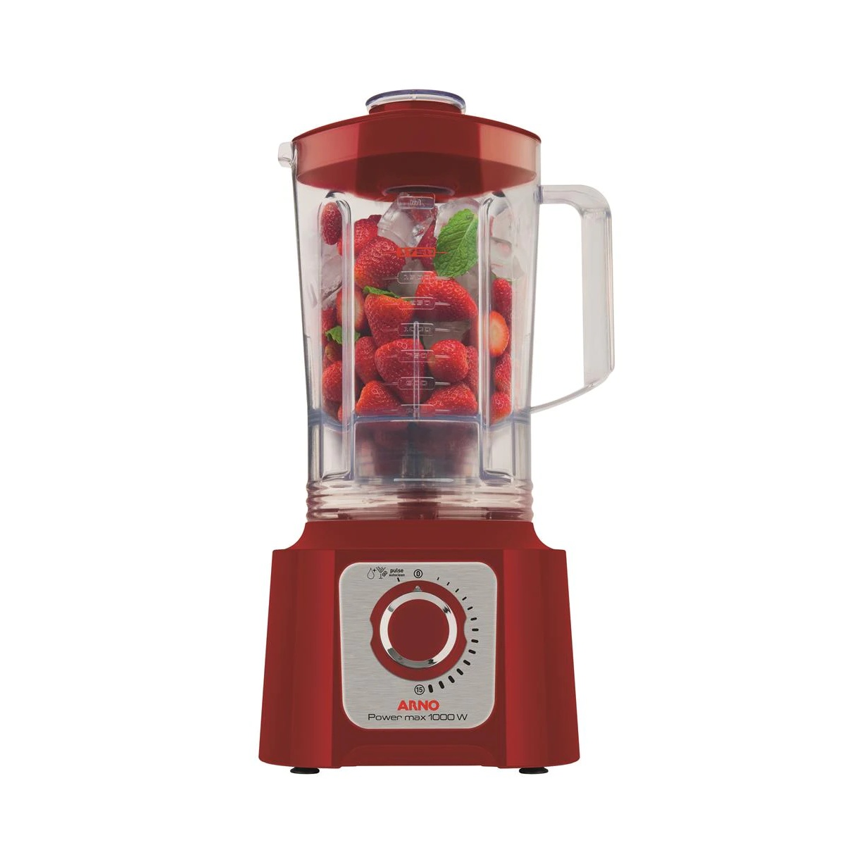Liquidificador Arno Power Max 1000W 15 Velocidades, Vermelho, large image number 3
