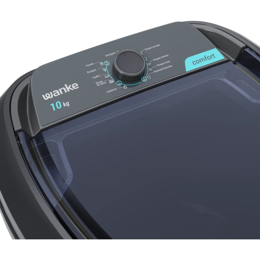 Tanquinho de Lavar Roupas Wanke 10kg 220V LWBE100T - Preto, , large image number 3