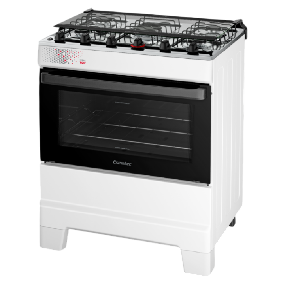 Fogão 5 bocas Esmaltec Mesa de Inox Branco Ideal Top T5IAB 4122, , large image number 2