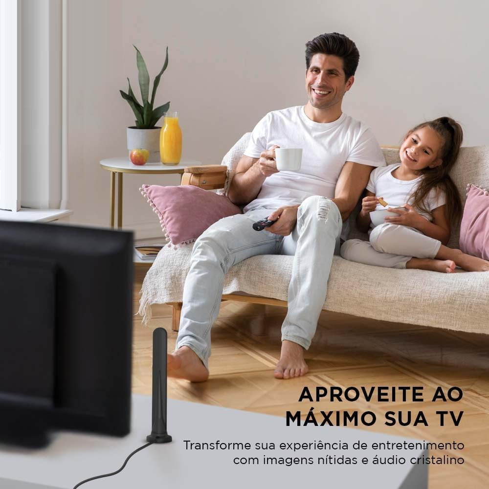 Antena Interna Digital ELG Clarity HDTV2000I 4K Preta, , large image number 4