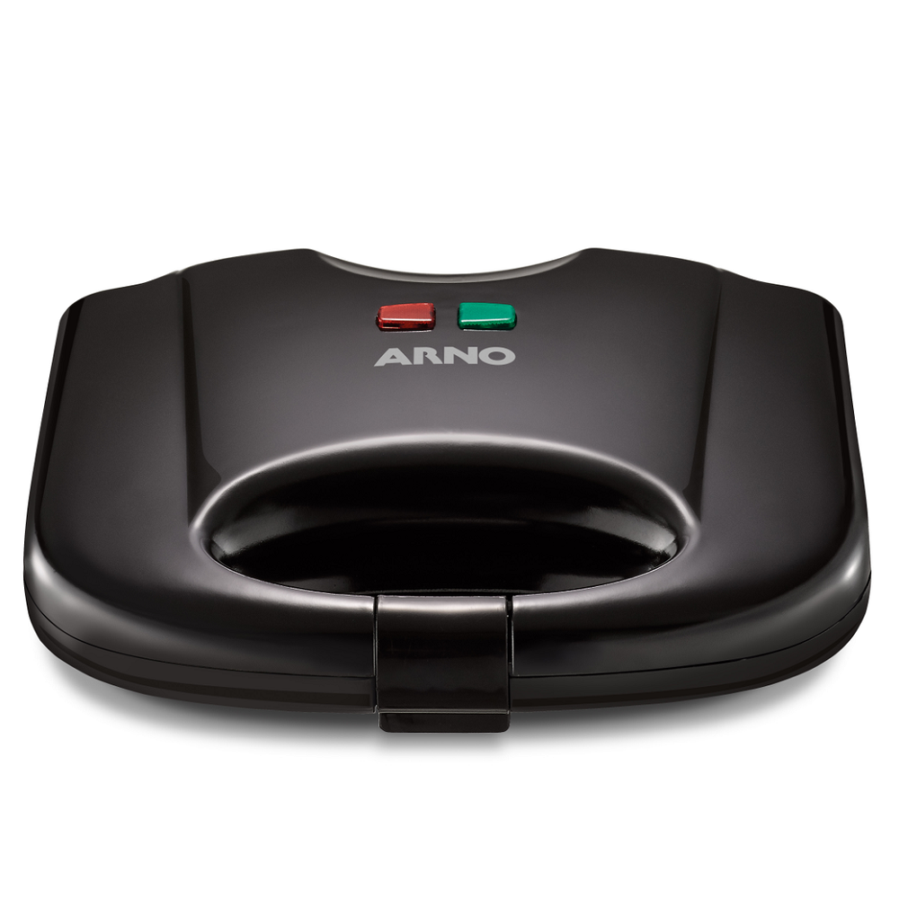 Sanduicheira e Grill Arno Preta Antiaderente 700W 220V SACB