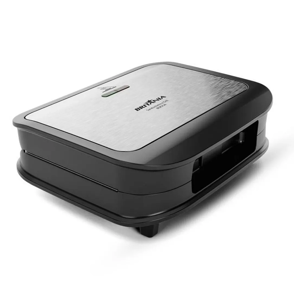 Sanduicheira Grill Britânia Antiaderente Preta 750W 220V BGR25A, , large image number 2