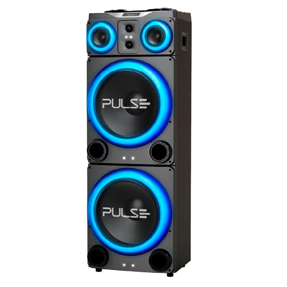 Caixa de Som Pulse Torre Bluetooth 3500W Bivolt Double SP515 15" LED