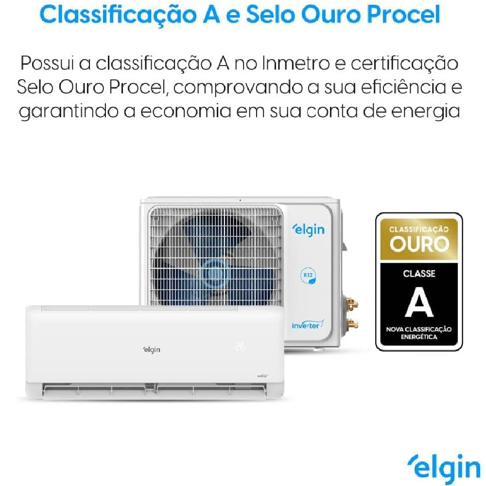 Ar Condicionado Split Elgin 12000 BTU's Eco Inverter 2 45HJFI12C2WD/45HJFE12C2CD 220V, , large image number 6