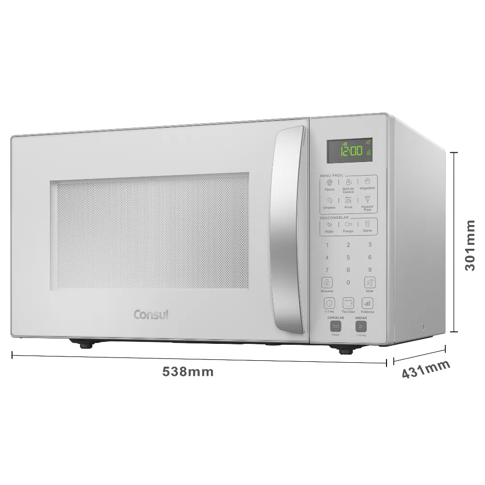 Micro-ondas Consul 32 Litros Branco 220V CMS45, , large image number 4