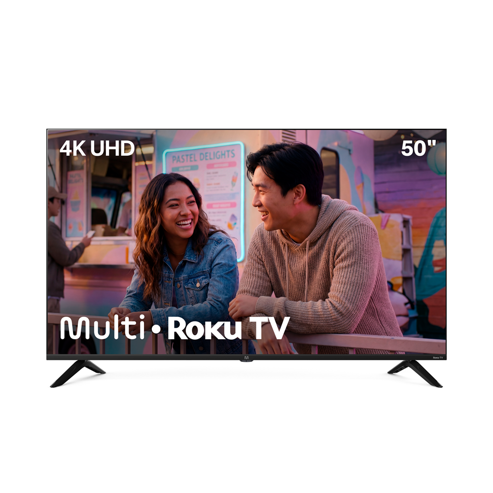 Smart TV 50 Polegadas Multi DLED 4K Wi-Fi HOKU 3 HDMI 2 USB 50M10CR
