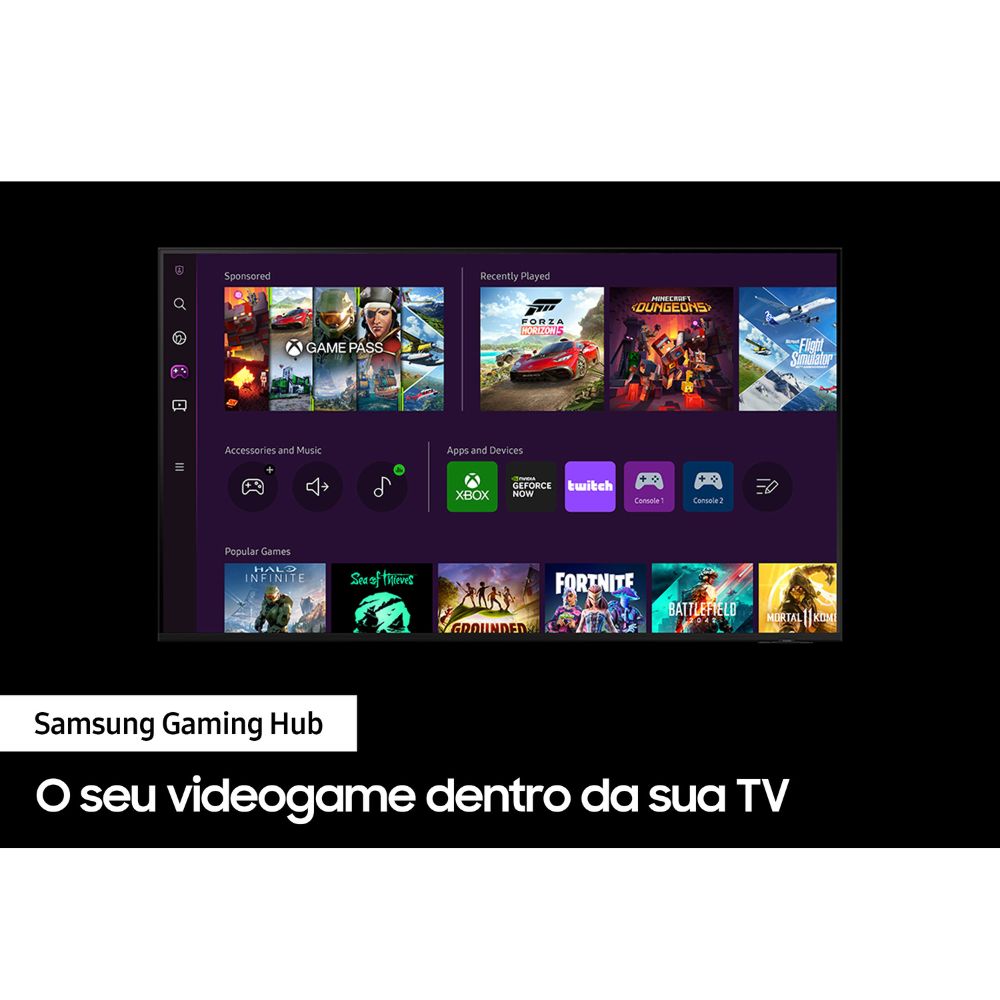 Smart Tv 50" Samsung Crystal UHD 4k LED 50CU7700 Wi-Fi Bluetooth Alexa 3 HDMI, , large image number 6