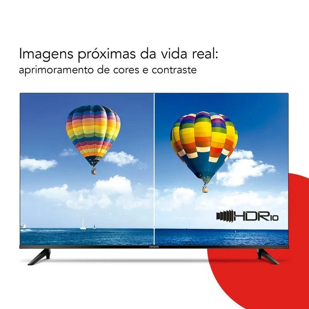 Smart TV 32 Polegadas Aiwa HD Android Borda Ultrafina 2 HDMI 2 USB Quad Core BL02, , large image number 1