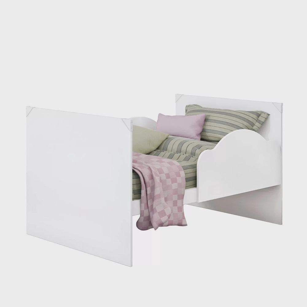 Berço Mini Cama Yupe Branco 70x130 Estrela, , large image number 4