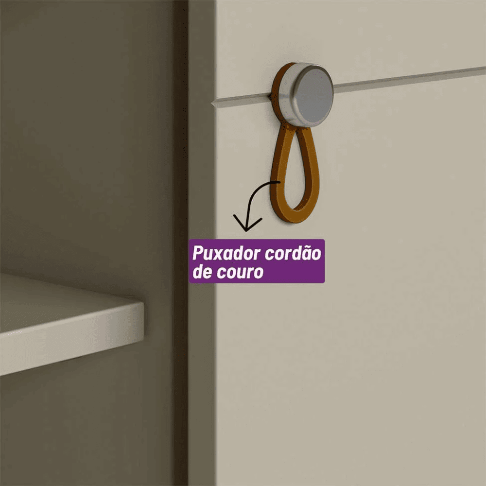 Rack para Tv at&eacute; 75 Polegadas Nature/Off White Linea Ara&ccedil;atuba, , large image number 5