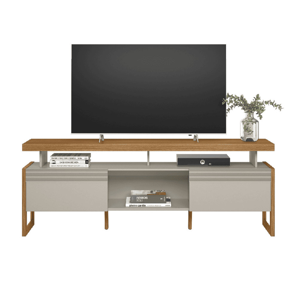 Rack Para Tv At&eacute; 70 Polegadas Nature/Off White Linea Esmeralda, , large image number 0