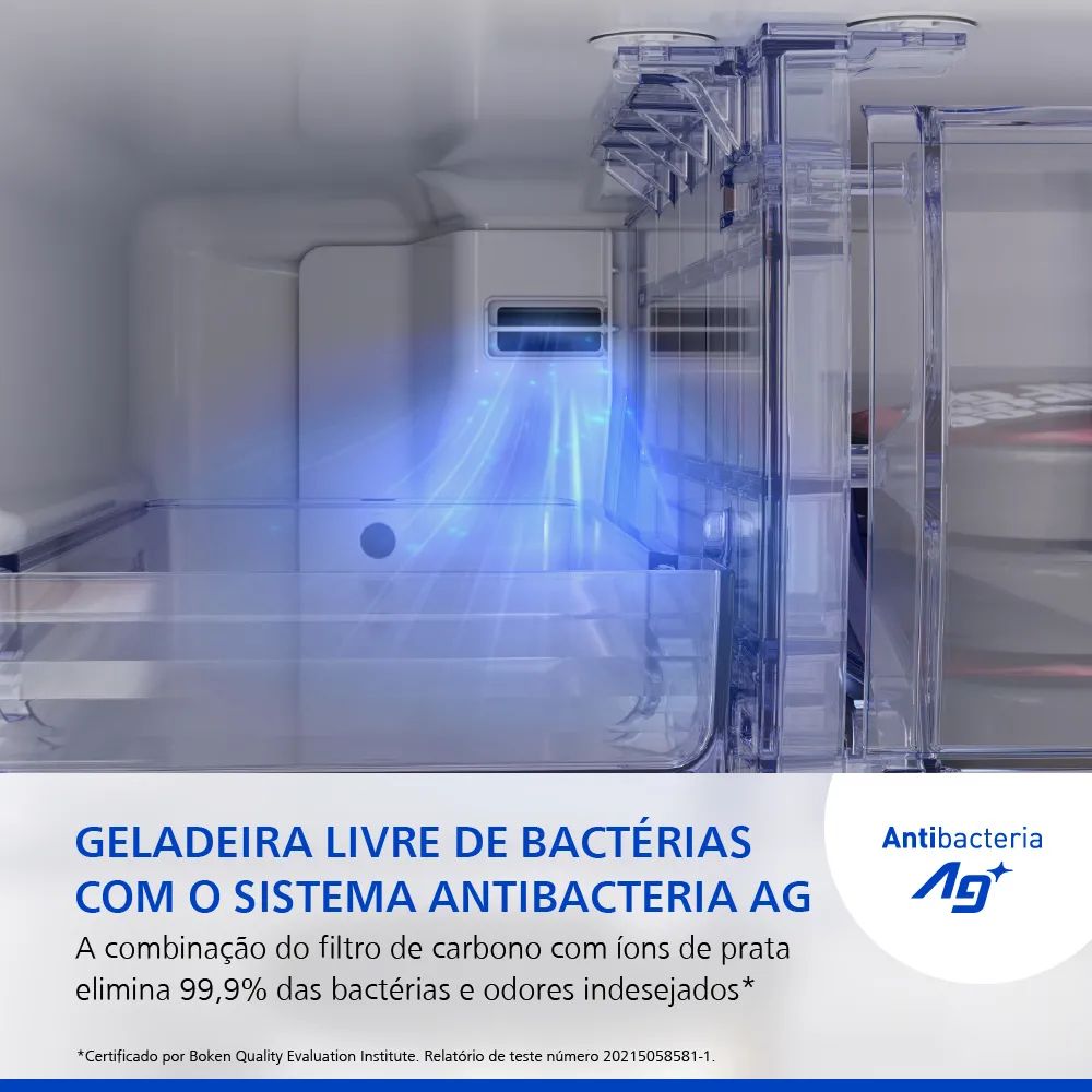 Geladeira Frost Free Panasonic 2 Portas Branca 435L 220V - NR-BT56PD4W, , large image number 6