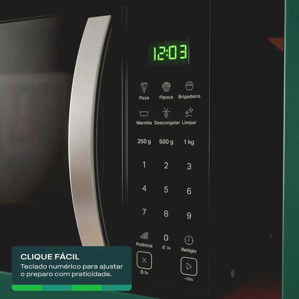 Micro-ondas Consul 23 Litros CMS23AE 750W Preto, , large image number 3
