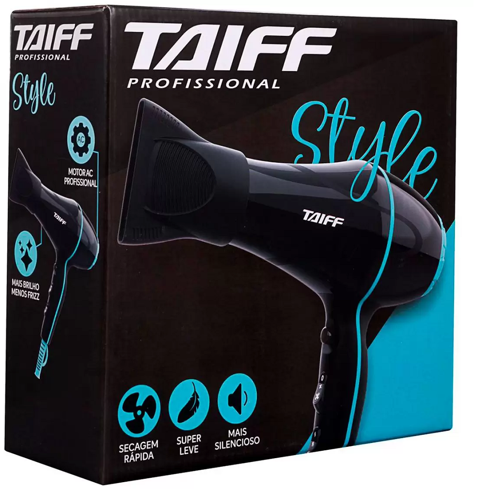 Secador de Cabelo Taiff Style Preto 2 Velocidades 2000W Bivolt, , large image number 4