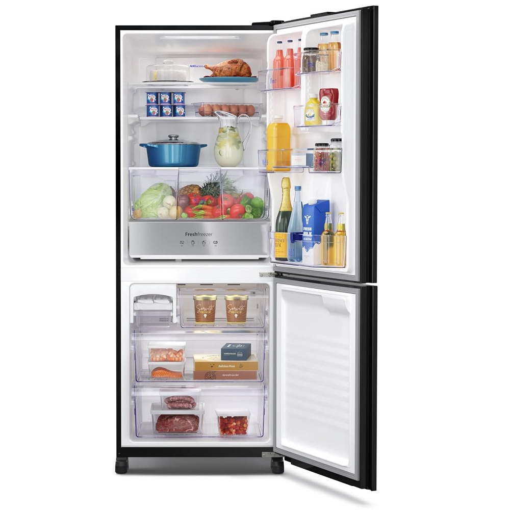 Geladeira Panasonic Frost Free 2 Portas Glass Preta 467L 220V BB65GV7BB Inverter, , large image number 4