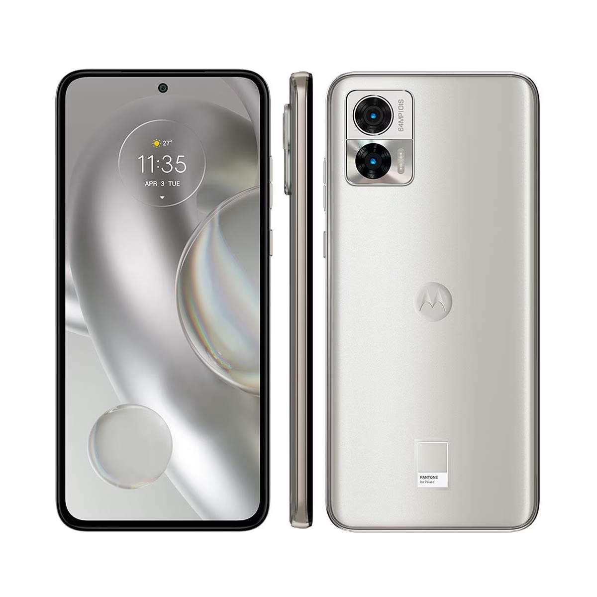 Smartphone Motorola Moto Edge 30 NEO Ice Palace 256GB 5G Câmera Dupla, , large image number 0