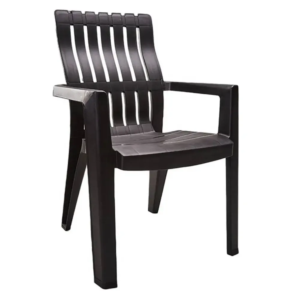 Poltrona de Pl&aacute;stico Duoplastic Thai 89x55x58 Preta