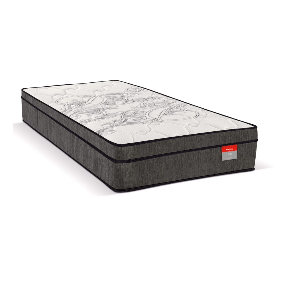 Cama Box Solteiro Molas Ensacadas Liege 88X188X74 Reconflex , , large image number 2