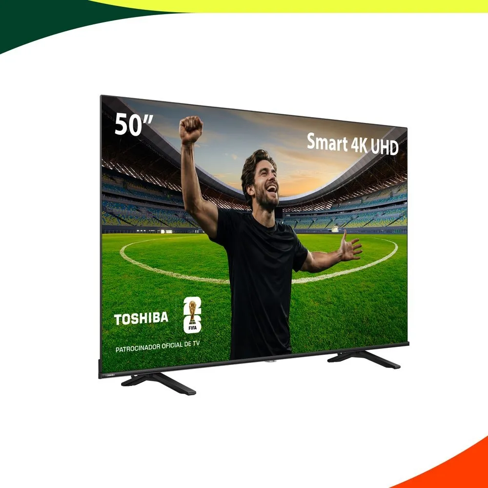 Smart TV 50 Polegadas Toshiba DLED 4K Wi-Fi VIDAA 3 HDMI 2 USB 50C350NS TB029M, , large image number 1