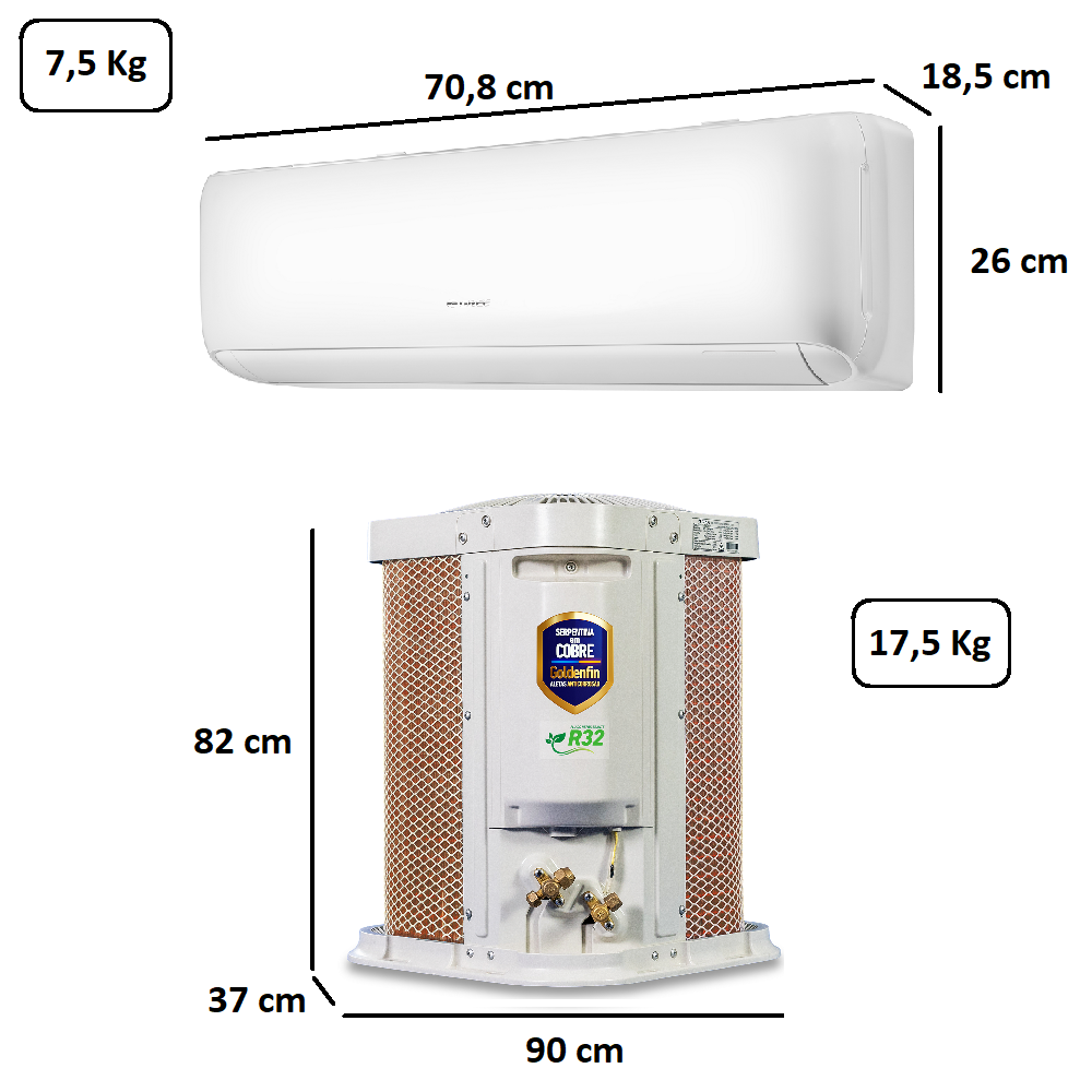 Ar Condicionado Split Gree Inverter 9000 Btus G Classic GWC09ATAD6DNA1AB 220V, , large image number 5